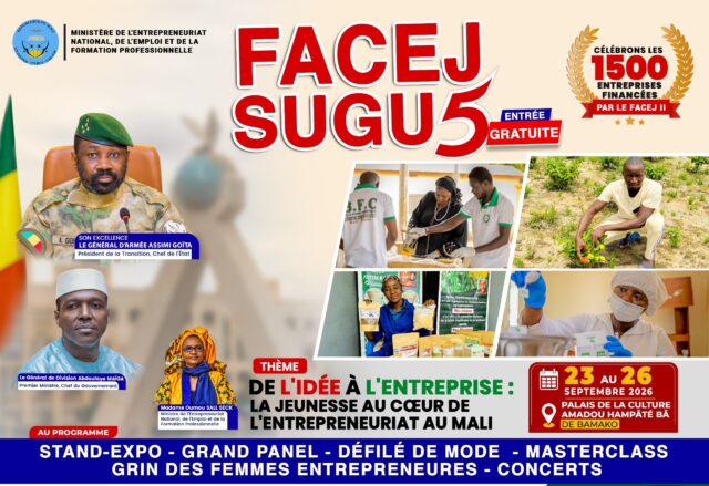 FACEJ SUGU 5 : la jeunesse au cœur de l’entrepreneuriat au Mali